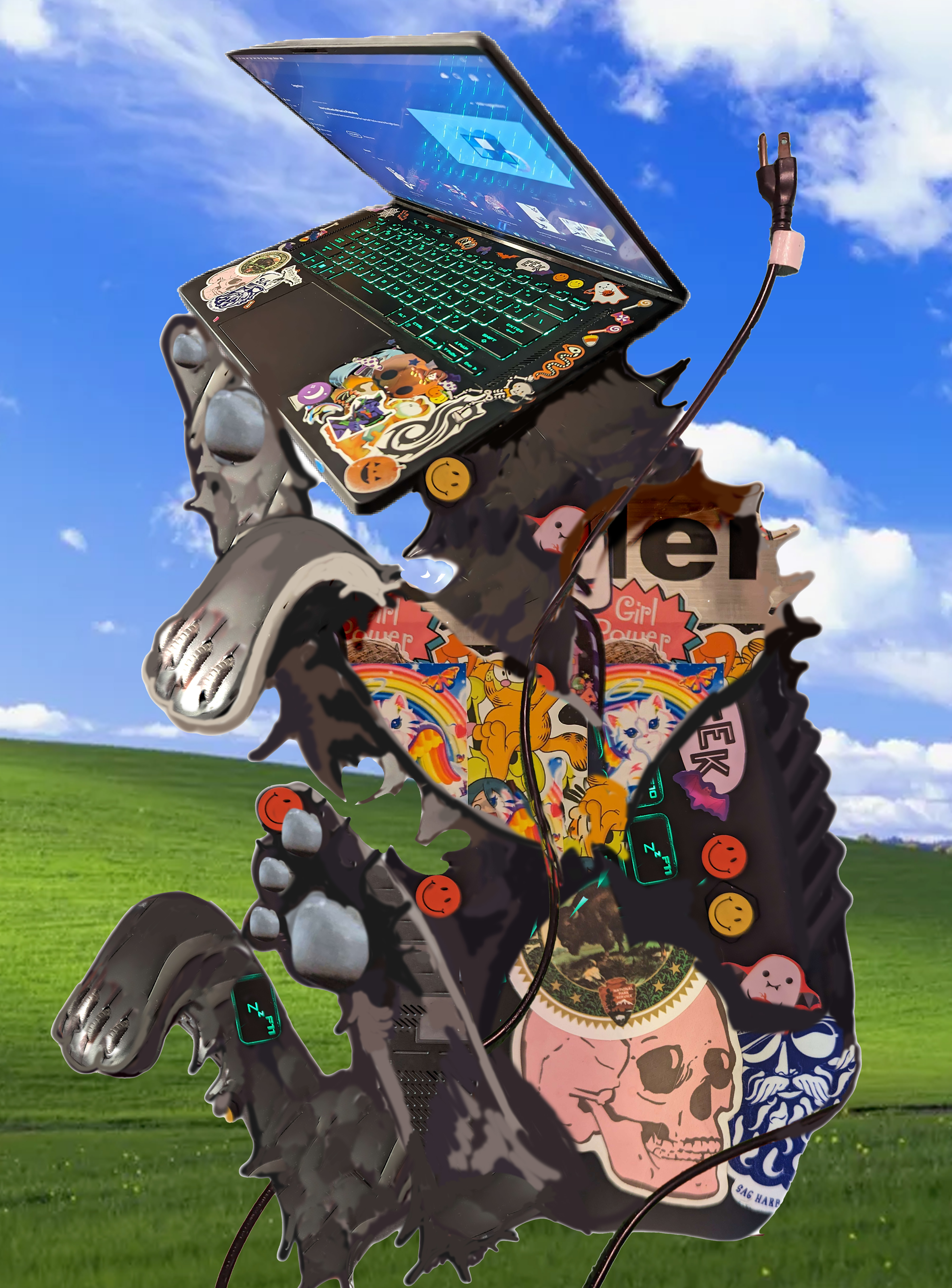 computer collage illustration